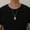 Gold color, variant on Iced Out Men's skull 14K Yellow Gold Pendants Brass With Cubic Zircon Necklace Hip Hop Jewelry
