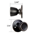 thumbnail image 3 of Oil Rubbed Bronze Dummy Door Knob, Closet and French Door, Left or Right Hand, 3 of 11