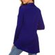 thumbnail image 4 of Minnieouse Abrigo de otoño de punto de manga larga de color sólido para mujer Prendas para la parte del cuerpo Azul L, 4 of 6