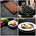 thumbnail image 3 of 10 pcs  Small Roasting Racks Round Baking Racks Multifunctional Steamer Racks, 3 of 6