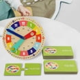 thumbnail image 1 of Reloj de aprendizaje de madera, juguete de jardín de infantes, material didáctico Montessori educativo, reloj de aprendizaje de números para juegos, Hugo aprendiendo relojes, 1 of 10
