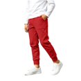 thumbnail image 6 of akafmk Boys Sweatpants Track Joggers Slim Fitted Elastic Waist Solid Color Fall Daily Casual Athletic Outdoor School Pants, Sizes 14-15 Years, 6 of 8