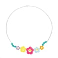 thumbnail image 2 of Gargantilla Collar Flor dulce Collar geométrico Cadena Collares Día de Joyería de cumpleaños Tipo de flor, 2 of 9