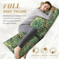 thumbnail image 5 of Easygdp Succulents Long Body Pillowcase - Super Soft Microfiber Body Pillow Case - Envelope Closure, Cool, Anti-Fading- 20x54 in, 5 of 8