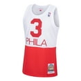 thumbnail image 2 of Men's Mitchell & Ness Allen Iverson White Philadelphia 76ers 2003/04 Hardwood Classics Authentic Jersey, 2 of 3