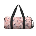thumbnail image 2 of Fotbe Tropical Plants Pattern Foldable Sports Gym Bag with Wet Dry Pocket, Ultralight Travel Bag, Large Capacity Duffel Bag, Splash Proof Carry on Bag, Overnight Bag, Weekender Bag, 2 of 8