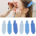 thumbnail image 5 of 30PCS Leaf Shape Hair Duck Clips Hair Fixing Creaseless Barrettes Hair Styling Accessories for Makeup Blue, 5 of 7