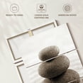 thumbnail image 6 of Elephant Stock Stone Stack On Zen Garden Wall Art - Vertical Multi Panel Canvas - Spa Wall Decor - Wellness Multi Panel - Beige And Gray Decor - 32" x 50", 6 of 8