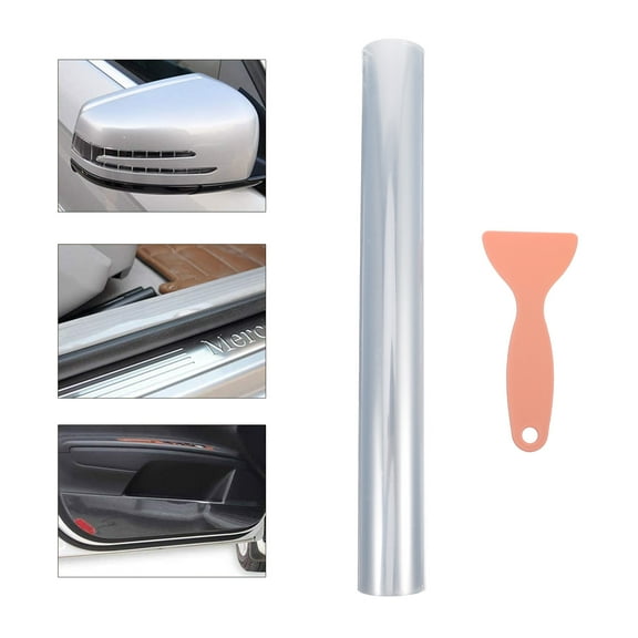 Worgeous Bumper Guard Sticker Protective Film Transparent PVC 2Pcs/Set