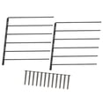 thumbnail image 2 of Soporte para silla de montar shamjiam de metal 2x con barras montado en la pared, 2 of 8