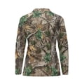 thumbnail image 4 of Uorisanigo Camo Forest Womens Golf Shirt Casual Long Sleeve Moisture Wicking Casual Tennis Activewear Comfortable Quarter Zip Pullover for Workout Sports, 4 of 7