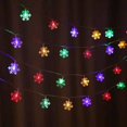 thumbnail image 1 of Cadena de luces LED, creativas luces de copos de nieve para árbol de Navidad, luces intermitentes, cadena de luces, caja de batería, luces decorativas, luces pequeñas USB, 1 of 5