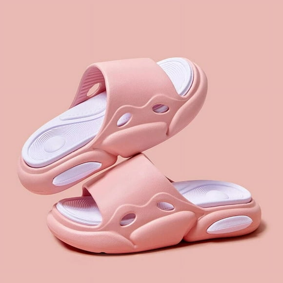 RWJDXD RWJDXD Mix Color Thick Platform Cloud Slippers for Women Eva Soft Air Cushion Slippers Woman Summer Non Slip Beach Flip Flops Sandals