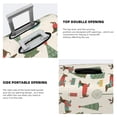 thumbnail image 5 of Haiem Christmas Dachshund Dog Luggage Cover Printed Suitcase Covers for Luggage Elastic Washable Suitcase Protector Fits 18-32 Inch Luggage-X-Large, 5 of 9