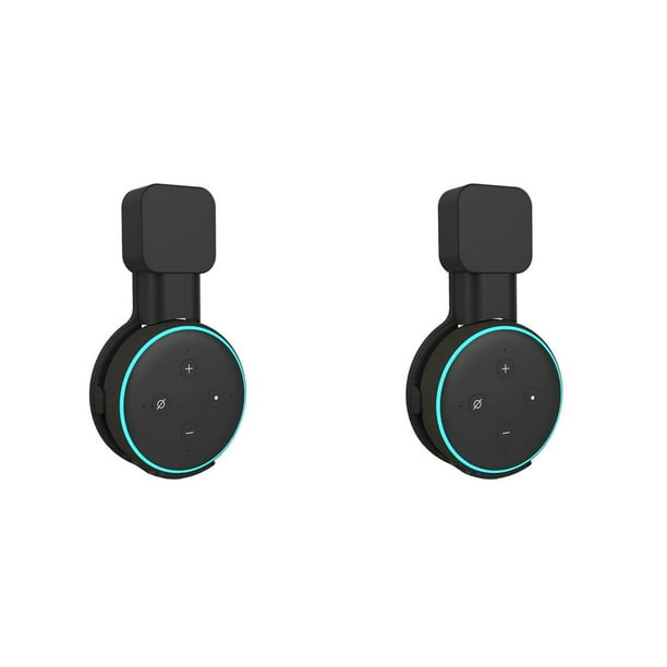 Methold Soporte de carga para montaje en pared de altavoz, soporte pequeño de alta velocidad para interiores, accesorios para el espacio, negro 2piezas