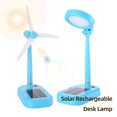 thumbnail image 1 of Lámpara Lectura LED Escritorio Solar Y Juego Ventilador 3 Colores para Dormir, 1 of 9
