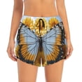 thumbnail image 2 of Salouo Vibrant Butterfly And Sunflowers Print Women's 2 in 1 Running Shorts Double-Layer Shorts Athletic Workout Gym Yoga Shorts Running Shorts for Women-Medium, 2 of 7