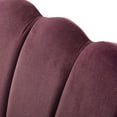 thumbnail image 5 of Cute Loveseat Sofa with Flower Shaped Back Design, Purple, 5 of 10