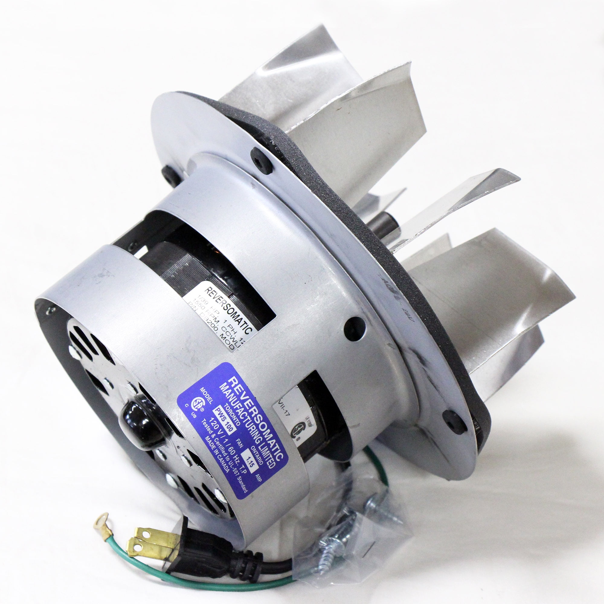 Reversomatic Bathroom Ventilation Exhaust Fan Motor,Blade,Bracket