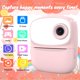 thumbnail image 3 of Cámara para niños con impresión instantánea y espejo, cámara digital para selfies de doble lente HD con 3 rollos de papel de impresión y tarjeta de 32 GB, regalos de cumpleaños navideños,, 3 of 8