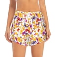 thumbnail image 2 of Logiee flowers and flying butterflies Print Women 2 in 1 Running Shorts,High Waisted Athletic Shorts,Gym Workout Shorts with Liner Pockets-X-Large, 2 of 7