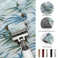 thumbnail image 5 of Large Area Rugs 6'x9', Green Blue Botanical Carpet Runner Indoor Outdoor Rugs Home Decor Aesthetic, Watercolor Vintage Leaves Non Slip Mats Washable Accent Rug for Living Room Bedroom, 5 of 8