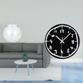 thumbnail image 2 of Reloj de pecera moderno de acrílico transparente para dormitorio, sala de estar, cocina u oficina. Arte minimalista. Jarrón decorativo para el hogar., 2 of 8