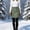 Army Green, variant on Womens Thermal Quilted Winter Skirts Lightweight Elastic Waist Side Zipper Straight Pencil Short Skirt for Cold Weather Casual Daily Outings