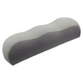 thumbnail image 1 of Almohada de espuma viscoelástica para piernas en forma de media luna para el cuidado de la salud, ideal para yoga en casa, dormir y dar soporte a la espalda. Gris, 1 of 9
