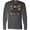 Charcoal Grey, variant on Inktastic Happy Thanksgiving Fall Leaves Long Sleeve T-Shirt