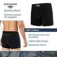 thumbnail image 5 of DOCKERS Mens Boxer Briefs Breathable Cotton Underwear for Men Pack of 5, 5 of 7