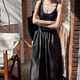 thumbnail image 4 of Vestido largo informal de verano sin mangas con diseño de empalme suelto y bolsillos para mujer, 4 of 7