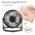 thumbnail image 4 of LUVCMFT Mini 4 inch Desktop Cooling Fan 360° Adjustable Strong Airflow USB Quiet Fan Green, 4 of 8