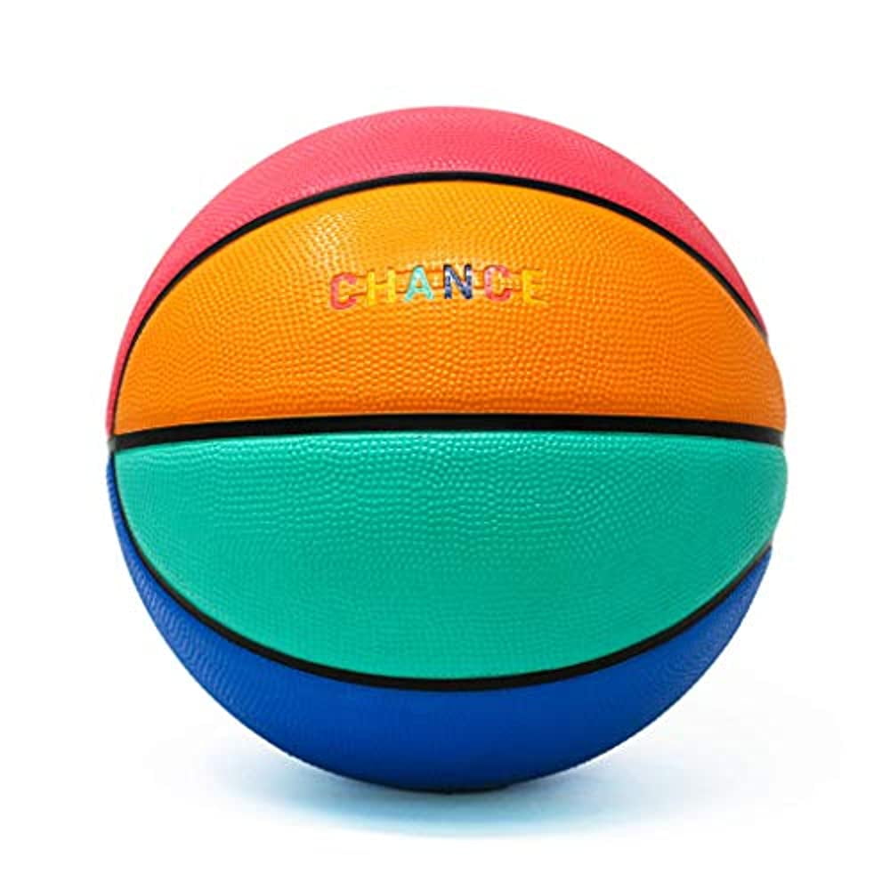 Size 7 Yono Black Leather Basketball Game Ball Indoor Outdoor Free Delivery 