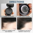 thumbnail image 6 of Aliver Instantly Hairline Shadow-Hair Shadow Powder, Quick Cover Black Hair Root Concealer, Eyebrows & Beard Line,Unisex,Black, 6 of 9