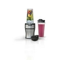 thumbnail image 4 of Ninja BN301 Nutri-Blender Plus Compact Personal Blender, 900-Peak-Watt Motor, Frozen Drinks, Smoothies, Sauces & More, (3) 20 oz. To-Go Cups, (2) Spout-Lids (1) Storage-Lid, Dishwasher Safe, Silver, 4 of 4