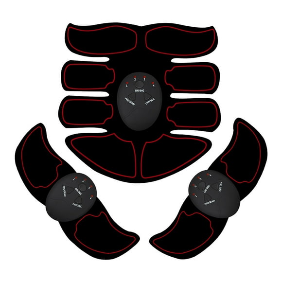 Smart Abs Stimulator Abdominal Muscle Toner Abs Muscle Trainer 6 Modes 9 Levels Intensity Body