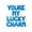 Blue, variant on Letter Balloons - YOURE MY LUCKY CHARM 16" Inch Alphabet Letters Foil Mylar Balloon St. Patrick's Day Party Banner (Black)