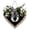 O, variant on Heart Shaped Farmhouse Door Sign With Your Family Initial Elegant Front Entry Hanging Decoration For Outdoor Seasonal Display