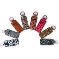 thumbnail image 3 of DESIGNICE 5Pcs Chapstick Holder Key Chain,Multiple Pattern Options Chapstick Holder,Matches Various Outfits Lip Balm Holder,Color Mixing1, 3 of 4