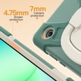 thumbnail image 6 of For Samsung Galaxy Tab A11/ Tab A9 8.7 inch Case, 360 Rotatable Handle Stand, Shoulder Strap, Drop-Proof Design, Emerald Green, 6 of 7