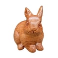 thumbnail image 2 of Estatua decorativa, figurita de madera, decoración de mesa para oficina y exterior. Estilo sin laca, 2 of 9