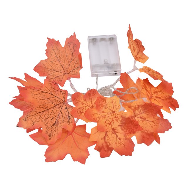 Cadena de luces LED, luz LED de arce para otoño, luz de hoja, decoraciones de Acción de Gracias, rendimiento de primer nivel