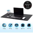 thumbnail image 2 of Table Pad, Desk Pad, 70 * 35cm Pu Leather Table Pad, Laptop Table Pad, Double-Sided (Black / Black), 2 of 4