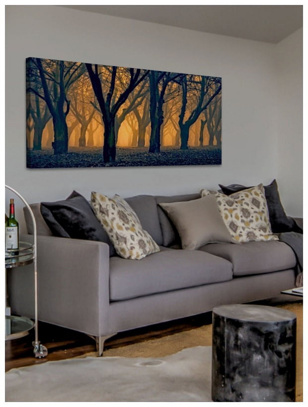 Marmont Hill Inc Marmont Hill - Woods Aglow Painting Print on Canvas - Multi-color