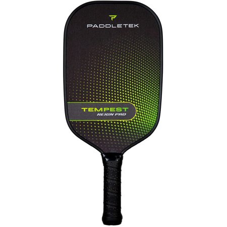 Paddletek Tempest Reign Pro Pickleball Paddle  Powerful Performance Paddle  Standard Grip Green