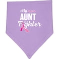 thumbnail image 2 of Inktastic Breast Cancer Awareness My Aunt is a Fighter Baby Bandana Bib, 2 of 4