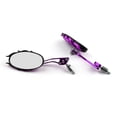 thumbnail image 4 of Universal Motorcycle Rearview Mirrors Rear View Mirror 8mm 10mm Purple, 4 of 5