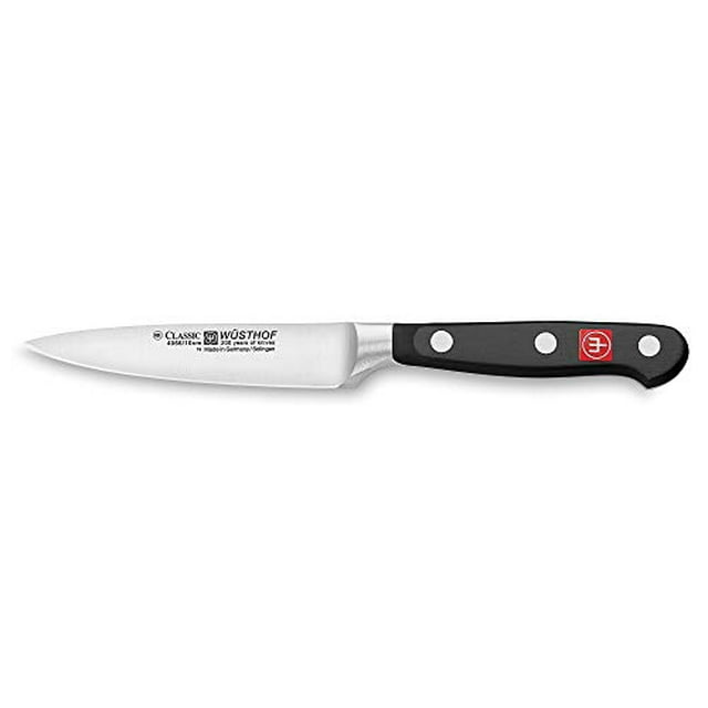 Wusthof 4066-7/10 Classic Paring Knife, One Size, Black, Stainless Steel
