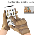 thumbnail image 3 of Guantes tácticos deportivos multifuncionales antideslizantes para exteriores, con pantalla táctil, protectores para montañismo y motocicletas, 3 of 6